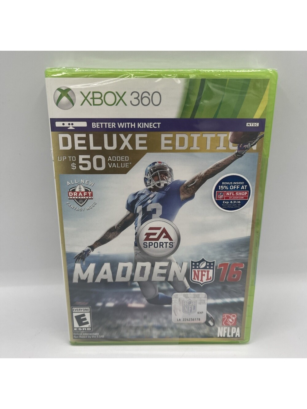 Madden NFL 16 (Microsoft Xbox 360) Brand New Sealed!